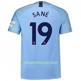 Manchester City Dres Sane 19 Domaći 2018/19 Kratkih Rukava